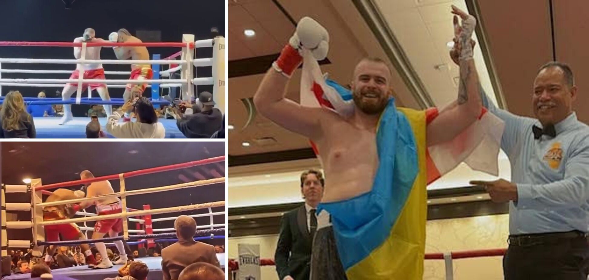 The undefeated Ukrainian super heavyweight won the US championship belt with a knockdown. Video