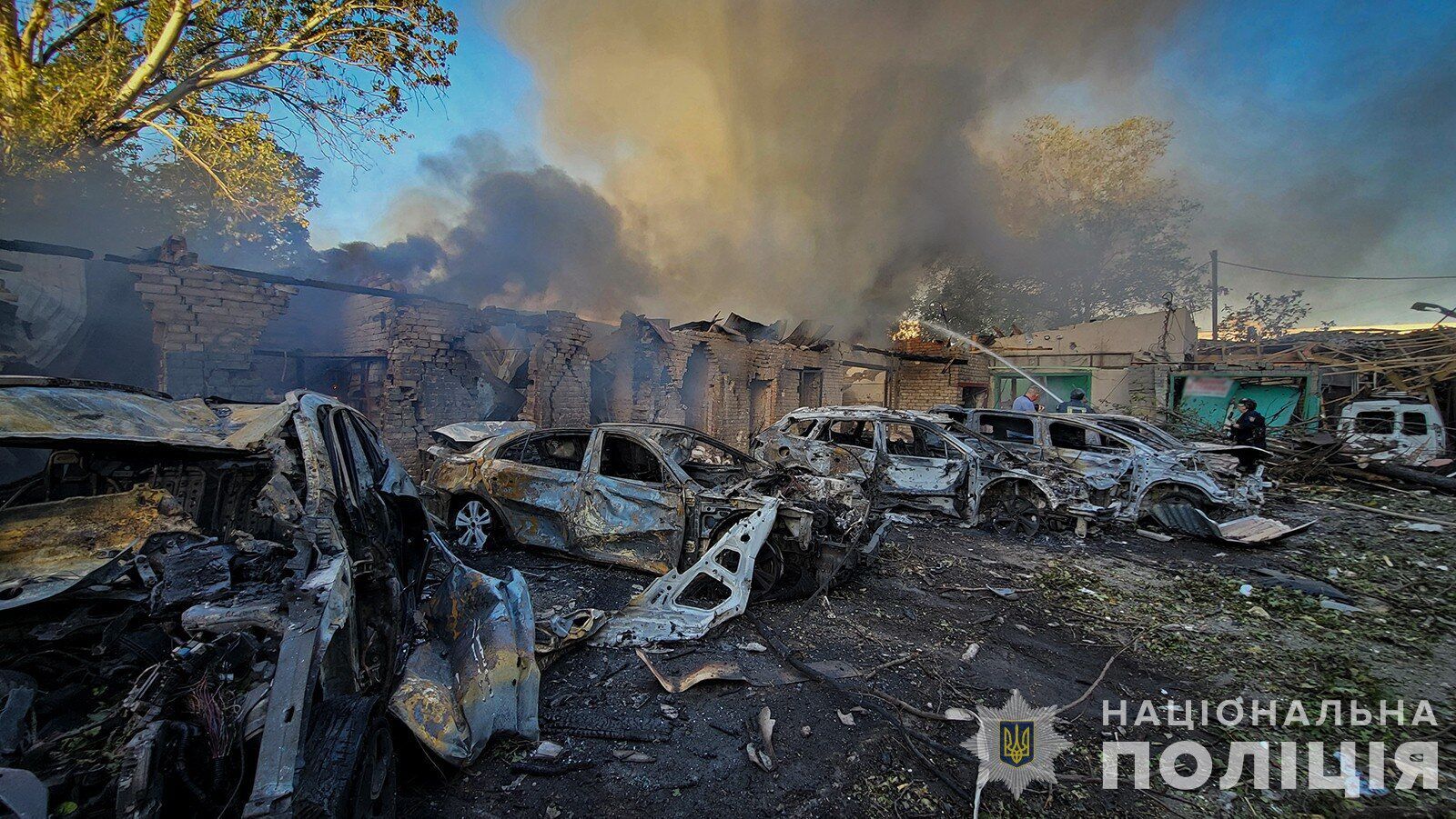 Zaporizhzhia police show photos from inside the apartment building destroyed by the occupiers