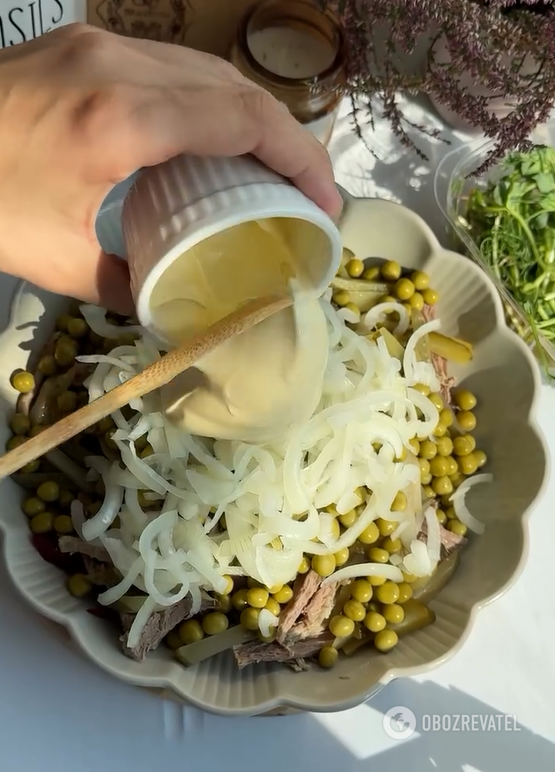 What a delicious salad to make from boiled beets: many times easier than ''Dressed herring''