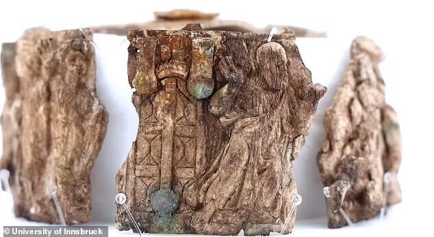 Moses and Jesus on ivory. A 1,500 year old unique relic has been discovered in Austria