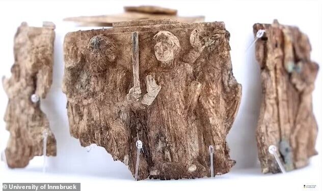 Moses and Jesus on ivory. A 1,500 year old unique relic has been discovered in Austria