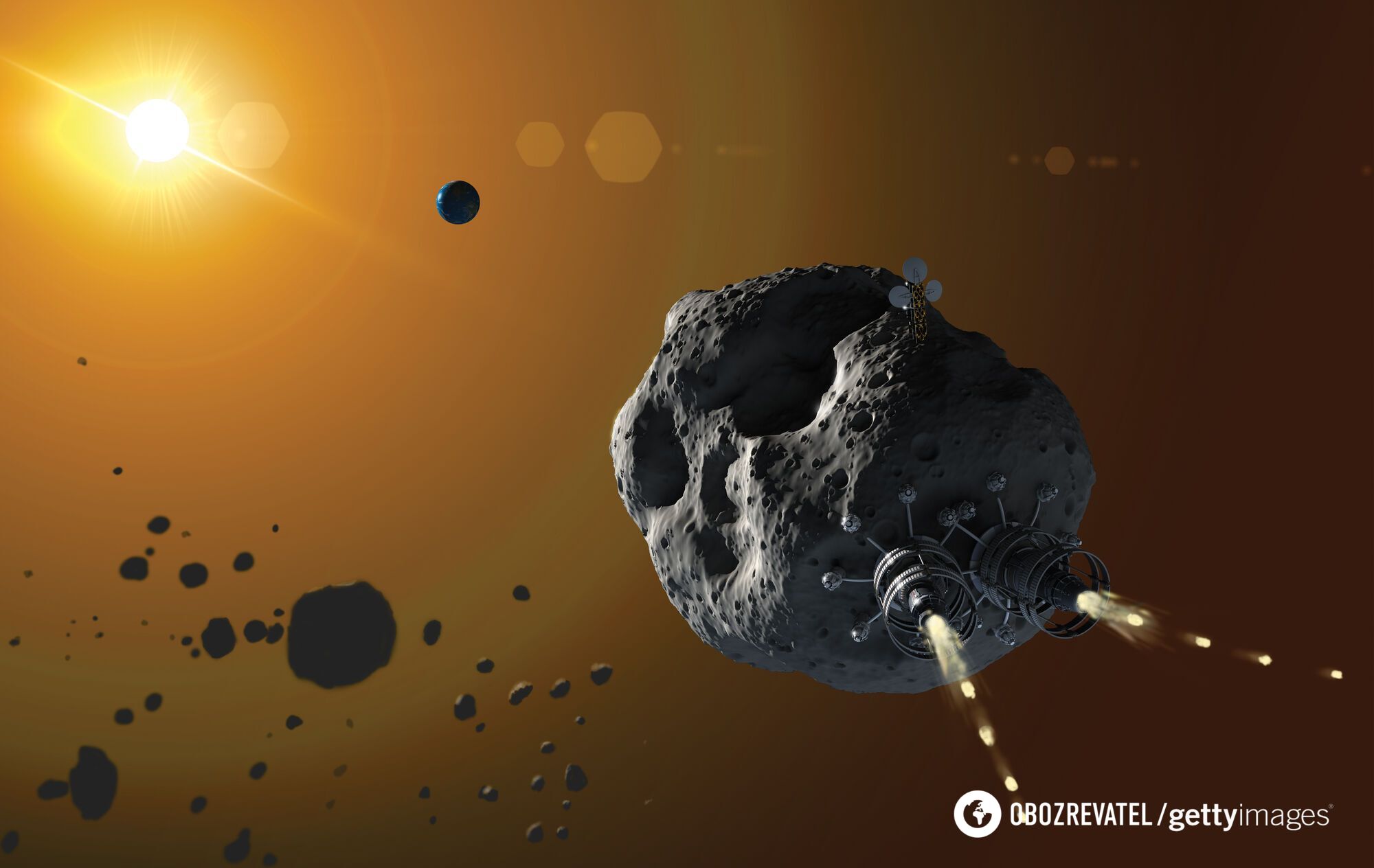 A giant asteroid the size of two soccer fields is heading towards Earth