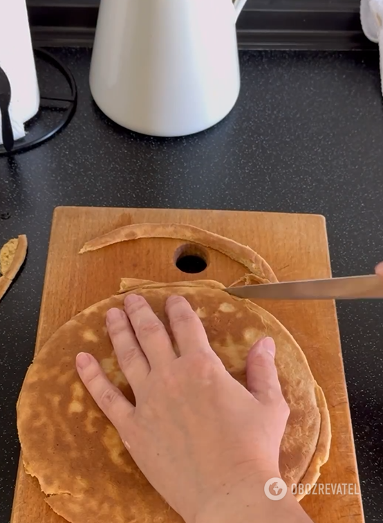 Simple no-bake honey cake: just use a frying pan