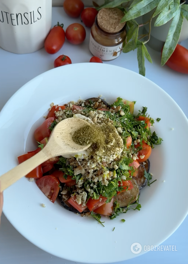 Salad preparation