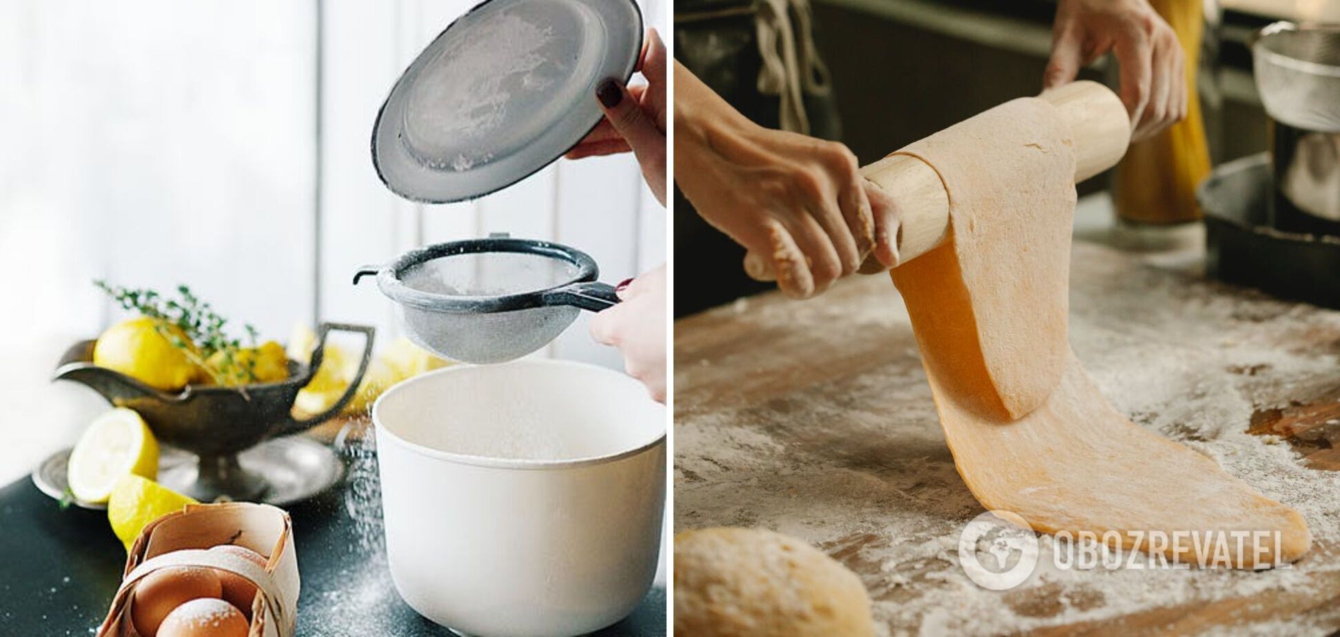 Preparing the dough