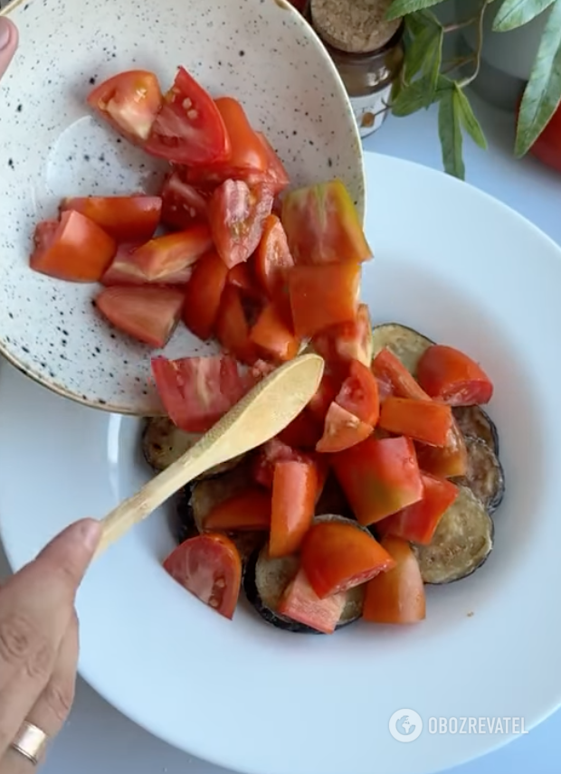 Tomatoes for the dish