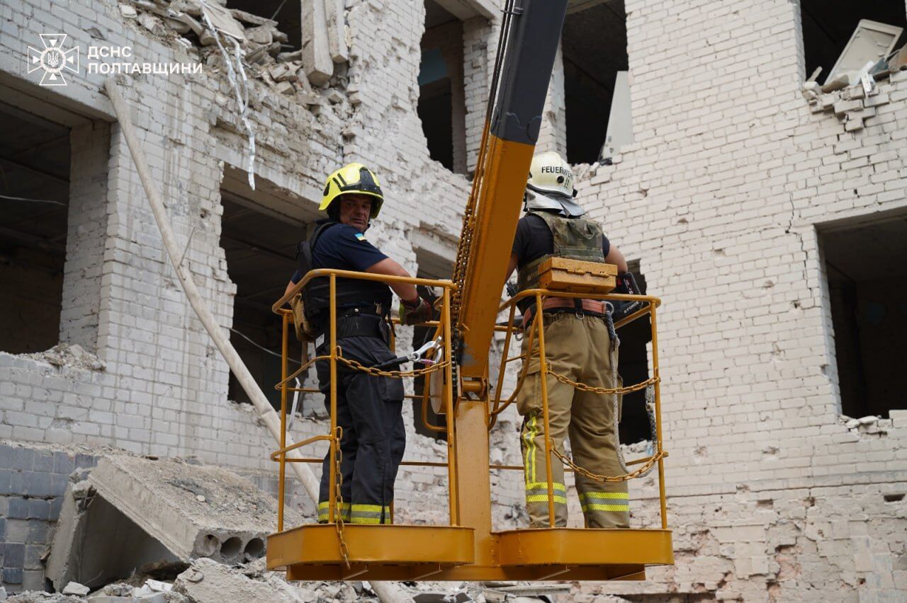 Death toll in Poltava rises to 53 as a result of Russian attack: 5 people may still be under the rubble