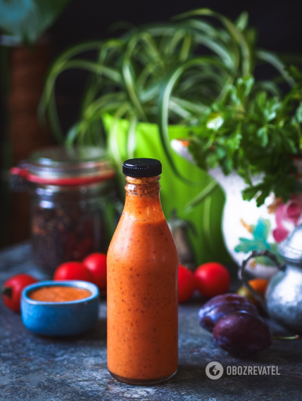 Spicy-sour sauce from sour plums: how to prepare a spicy addition to dishes at home