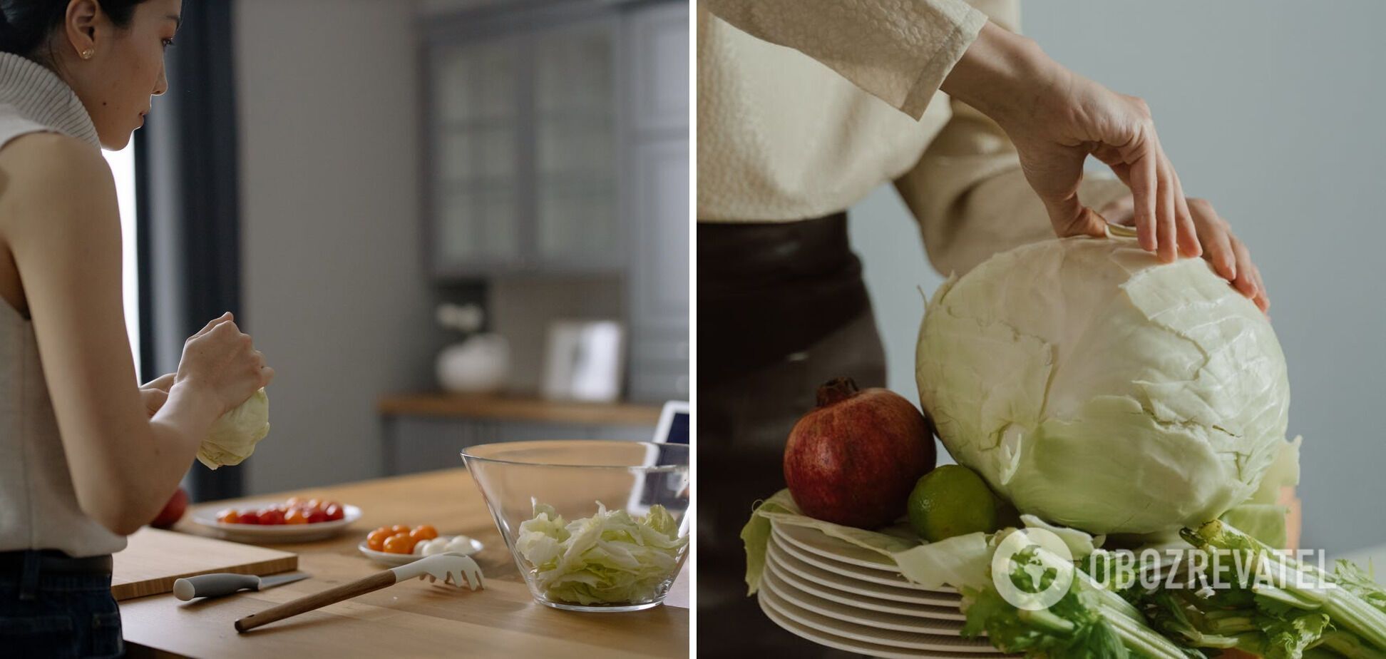 Salad preparation