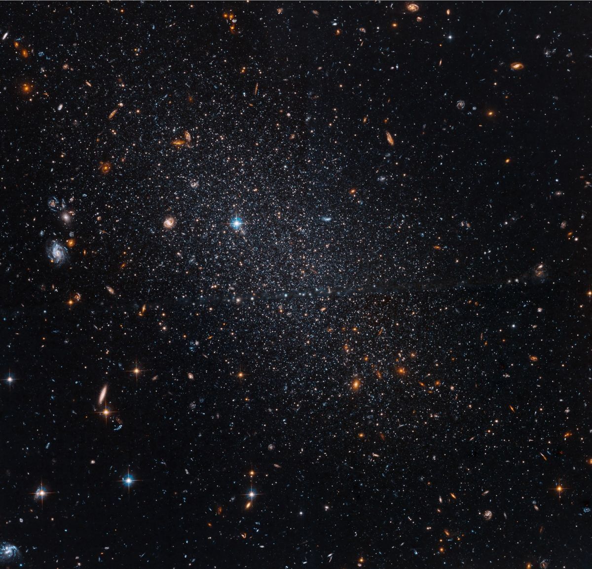 Hubble telescope captures a ''cosmic fossil'' 3 million light-years away. Photo