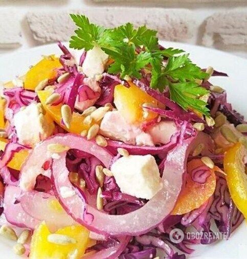 A delicious cabbage salad