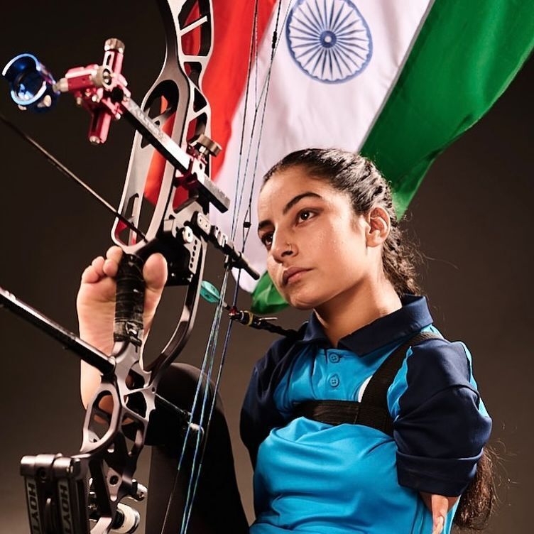 A unique Indian beauty shooting archery with her feet at the Paralympics-2024 has conquered the web. Video