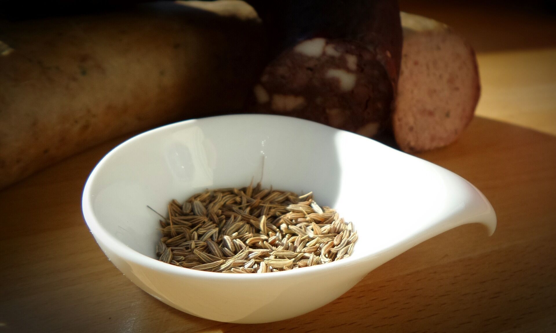 Cumin seeds.