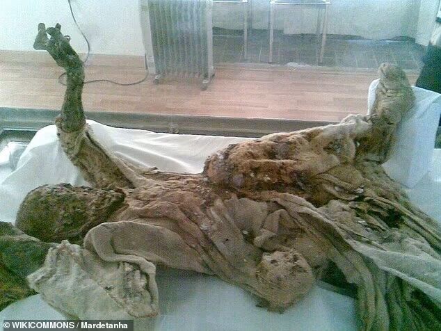 Frightening photos of the mummies of the ''Salt Men of Iran'' show the exact moment of their death more than 2,500 years ago