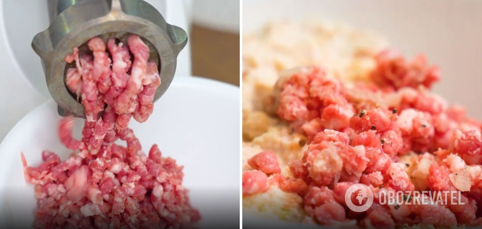 Cooking minced meat