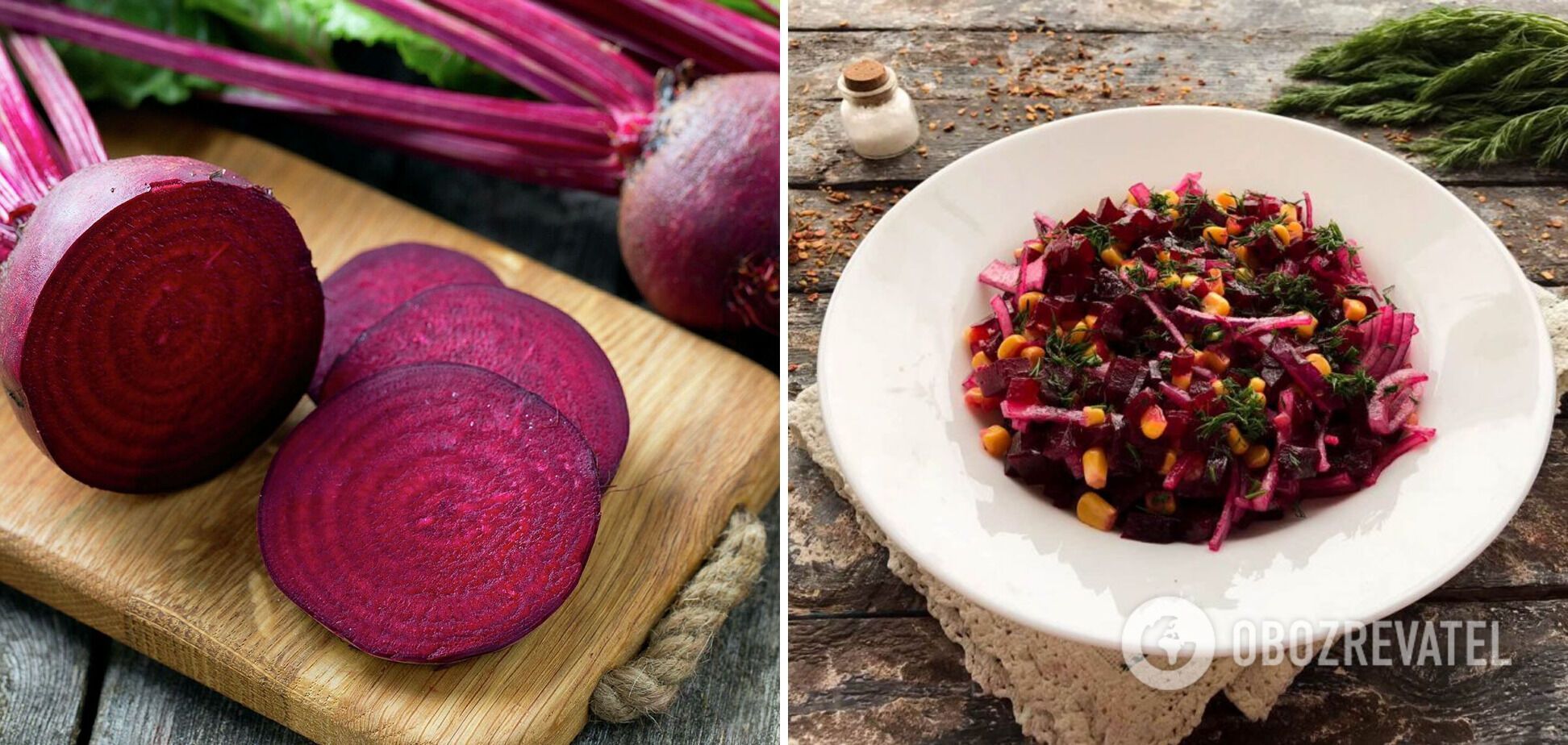 Salad with beets