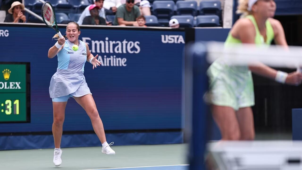 Ukrainian tennis player defeats Russian for the first time in her career to reach the US Open final