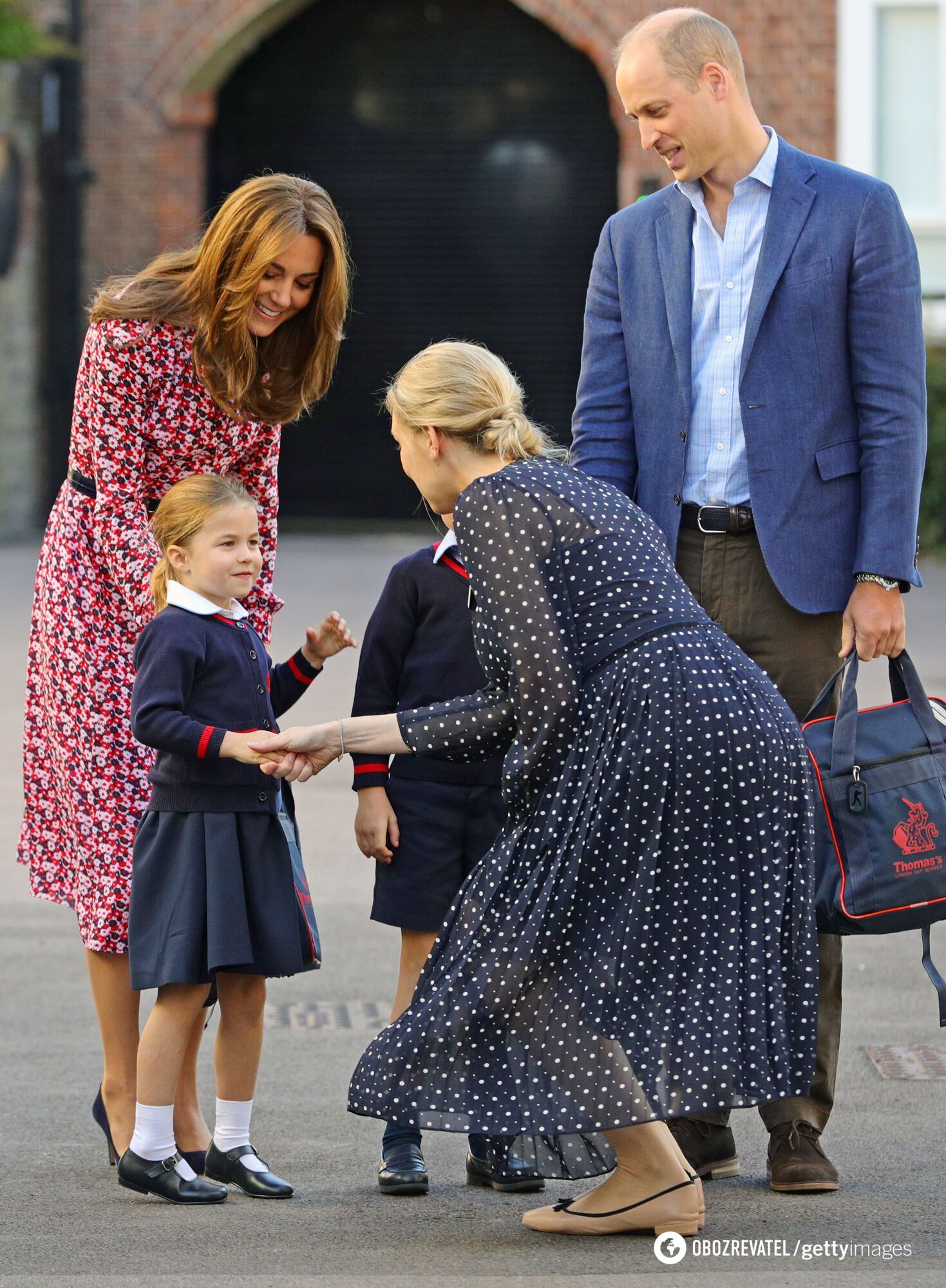 What Prince George, Princess Charlotte and Prince Louis looked like on their first day of school. Touching shots