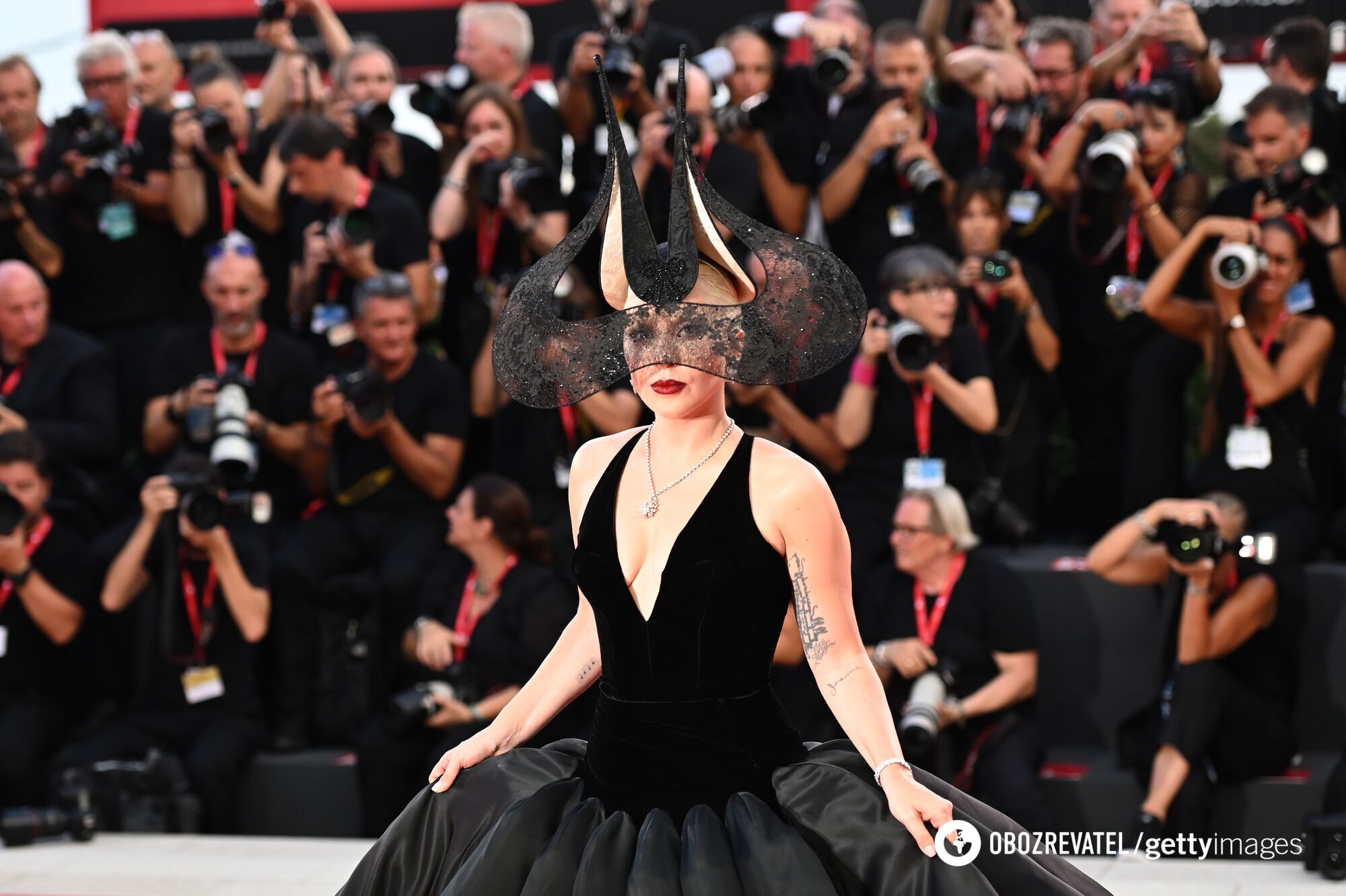 Lady Gaga in a fancy hat outshone all the guests of the Venice Film Festival: how the fantastic image of the ''Joker'' star looked like. Photo