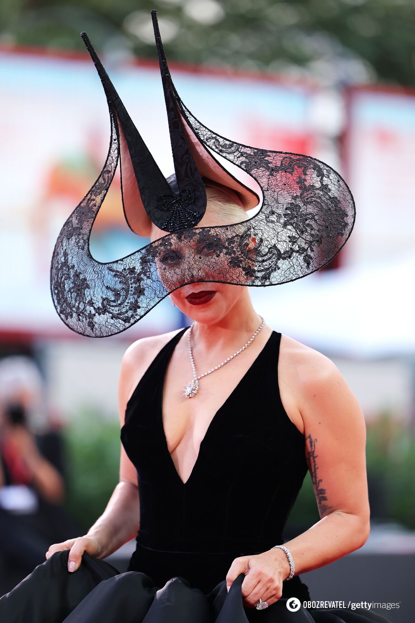 Lady Gaga in a fancy hat outshone all the guests of the Venice Film Festival: how the fantastic image of the ''Joker'' star looked like. Photo