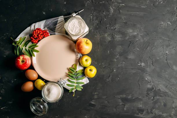 Ingredients for apple pie