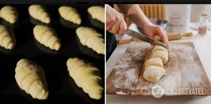 Yeast-free kefir dough for bagels.