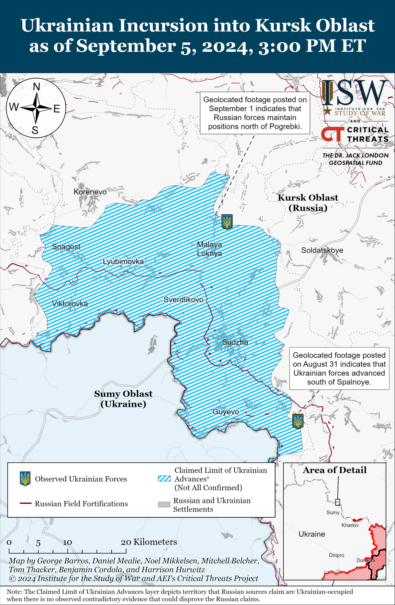 Putin próbuje bagatelizować konsekwencje operacji ukraińskich sił zbrojnych w Kursku: ISW wyjaśniła jej skutki. Mapa