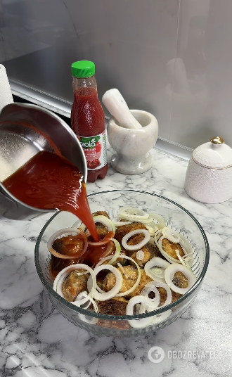 Unusual way to cook hake: you'll need tomato