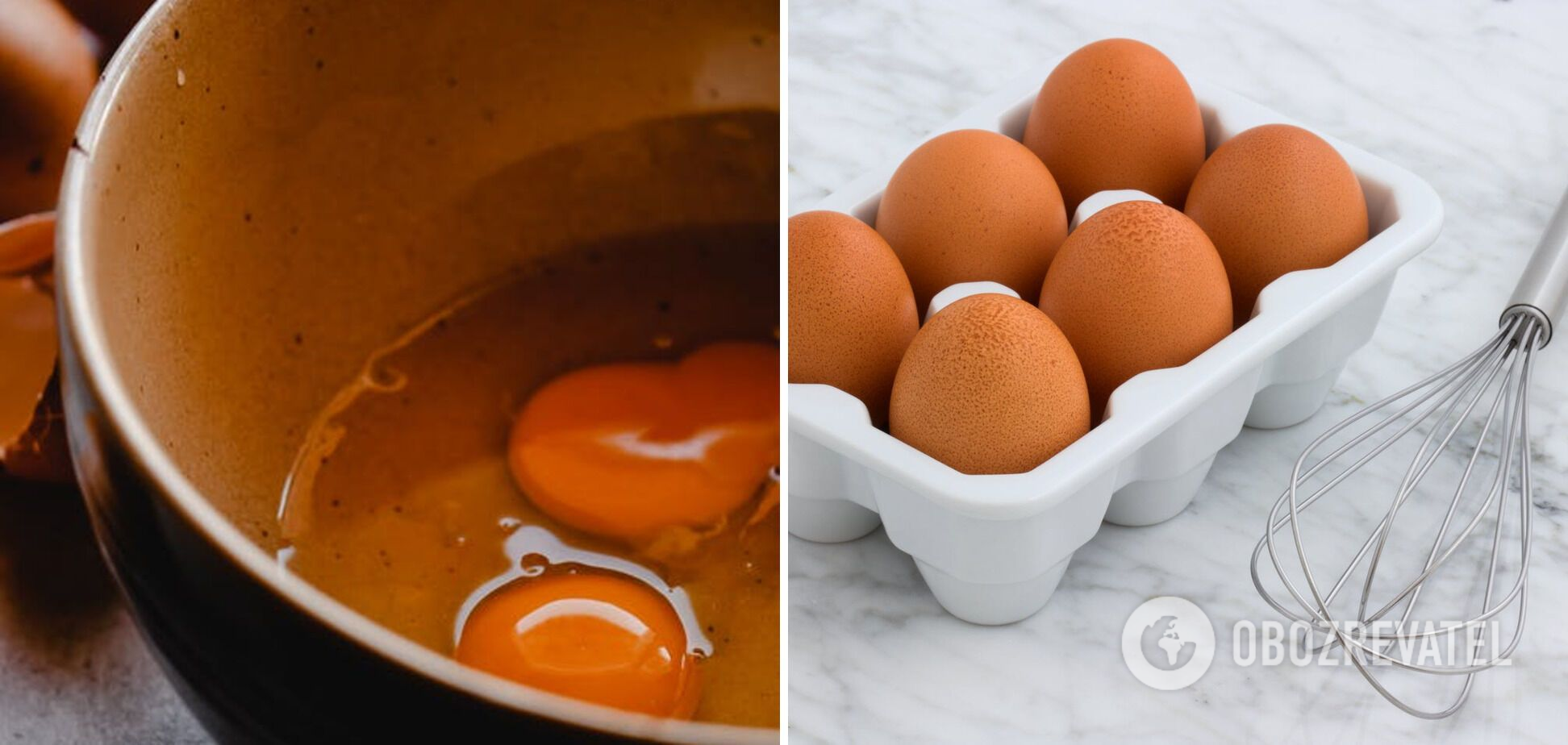 Eggs for making cream