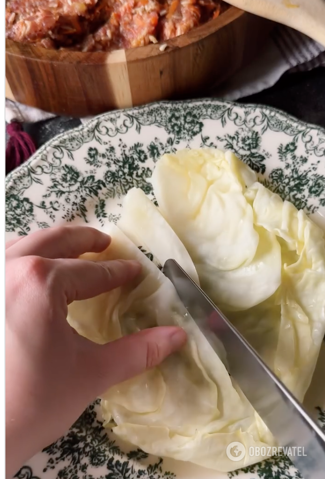 Cabbage for the dish