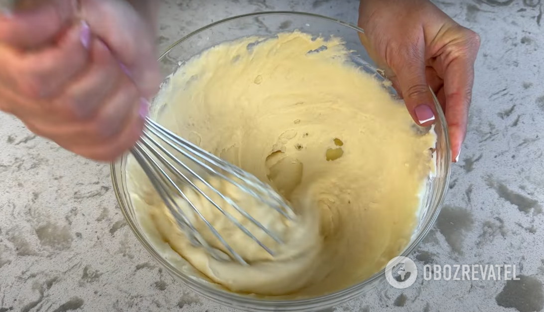 What to add to the batter for pie to make it as soft as possible