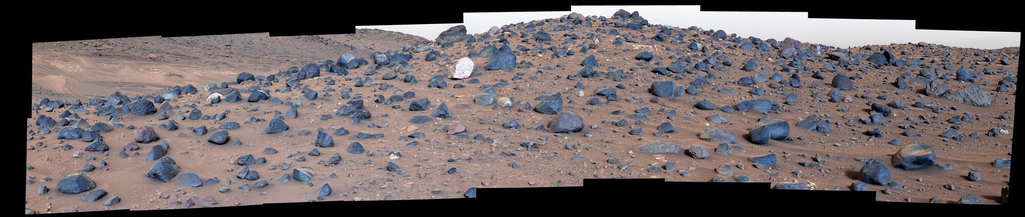 NASA has found an unusual boulder on Mars that may shed light on the planet's past. Photo