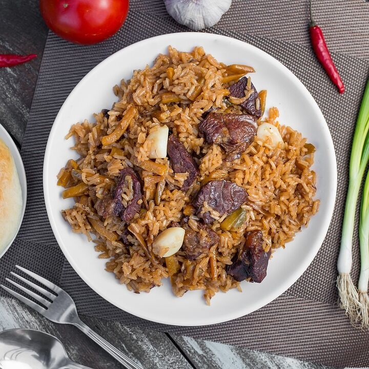 Pork pilaf