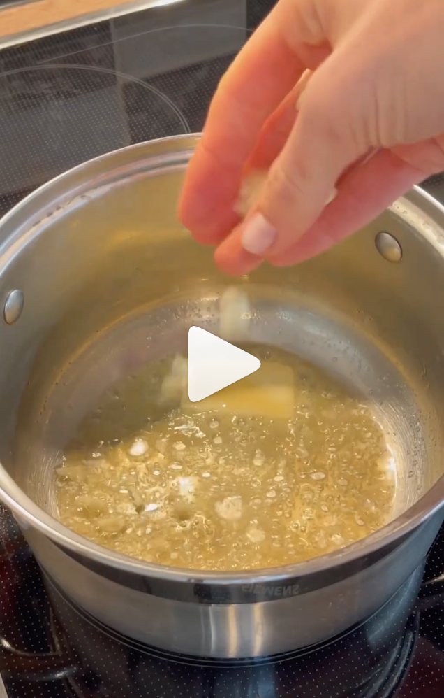 Melted butter