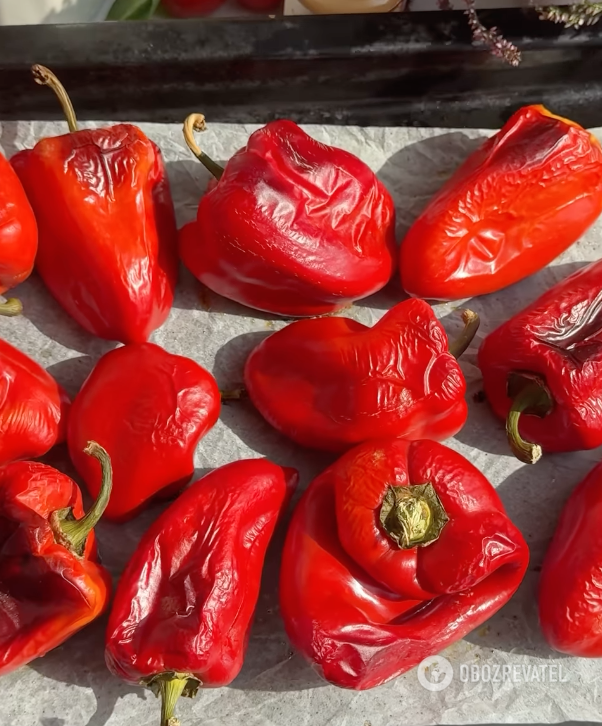 Roasted peppers