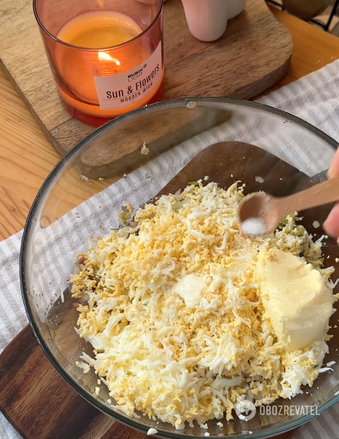 Preparing an appetizer