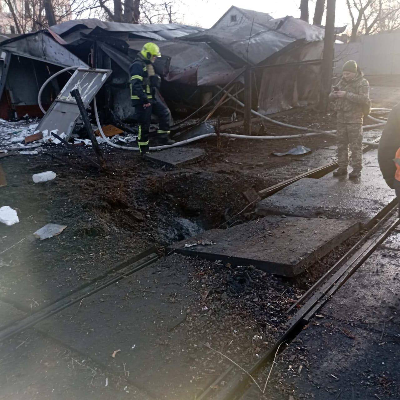 Okupanci zaatakowali Kijów dronami pierwszego dnia nowego roku: wybuchły pożary, są zniszczenia, zabici i ranni. Zdjęcia i wideo