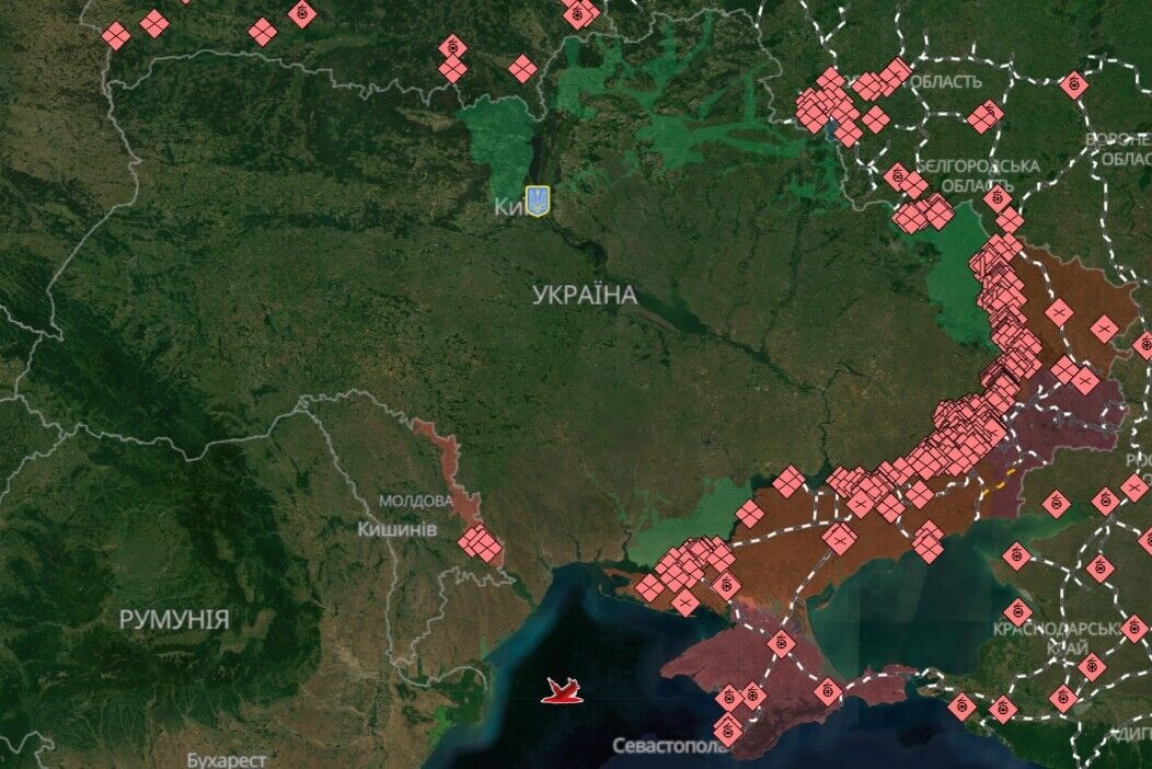 Rosja zajęła 4 168 kilometrów kwadratowych kosztem setek tysięcy zabitych żołnierzy: ISW pokazało, jak zmieniła się mapa wojny na Ukrainie w ciągu roku