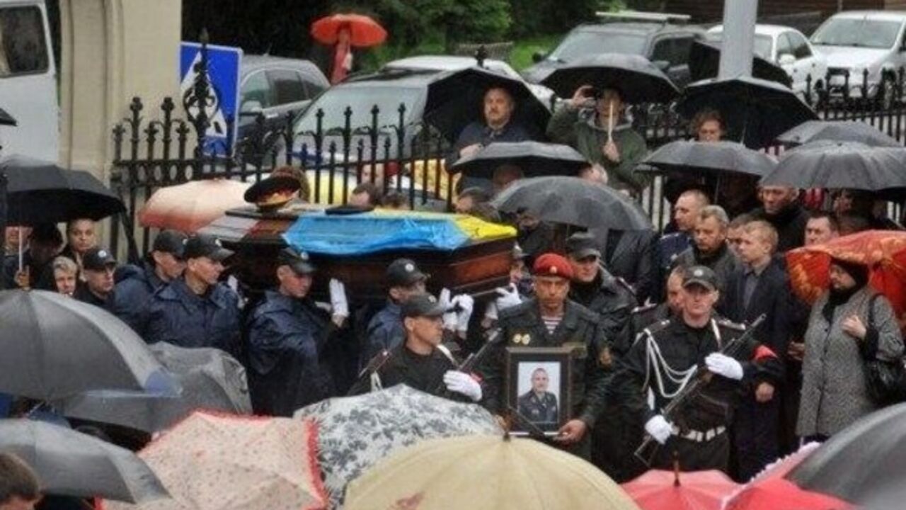 У Львові поховали загиблого під Слов'янськом генерала Кульчицького