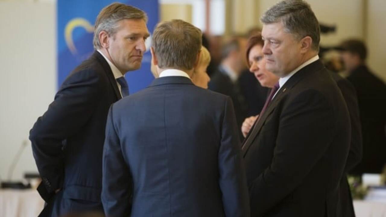 Петр Порошенко и Дональд Туск