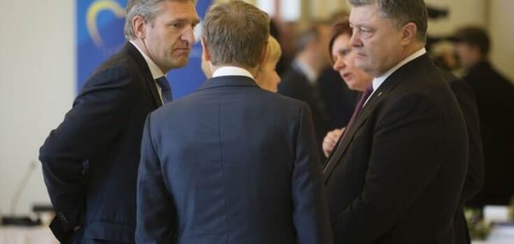 Петр Порошенко и Дональд Туск