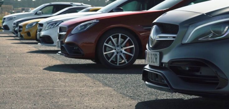 Шесть Mercedes-AMG