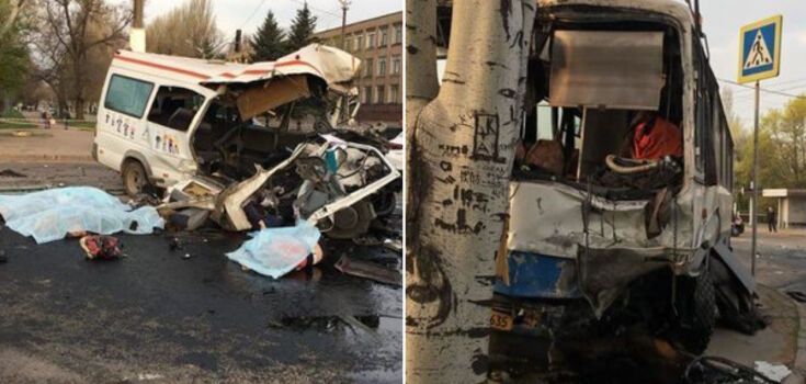 В Кривом Роге страшное ДТП с автобусом и маршруткой: восемь погибших