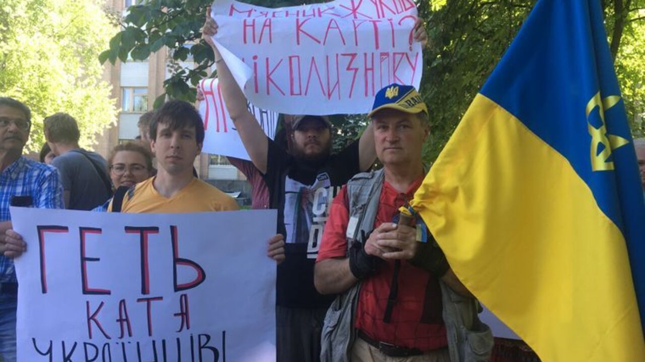 В Харькове подрались из-за Жукова