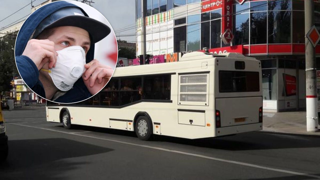 В Кропивницком пассажиры разбили автобус из-за замечания о масках. Видео