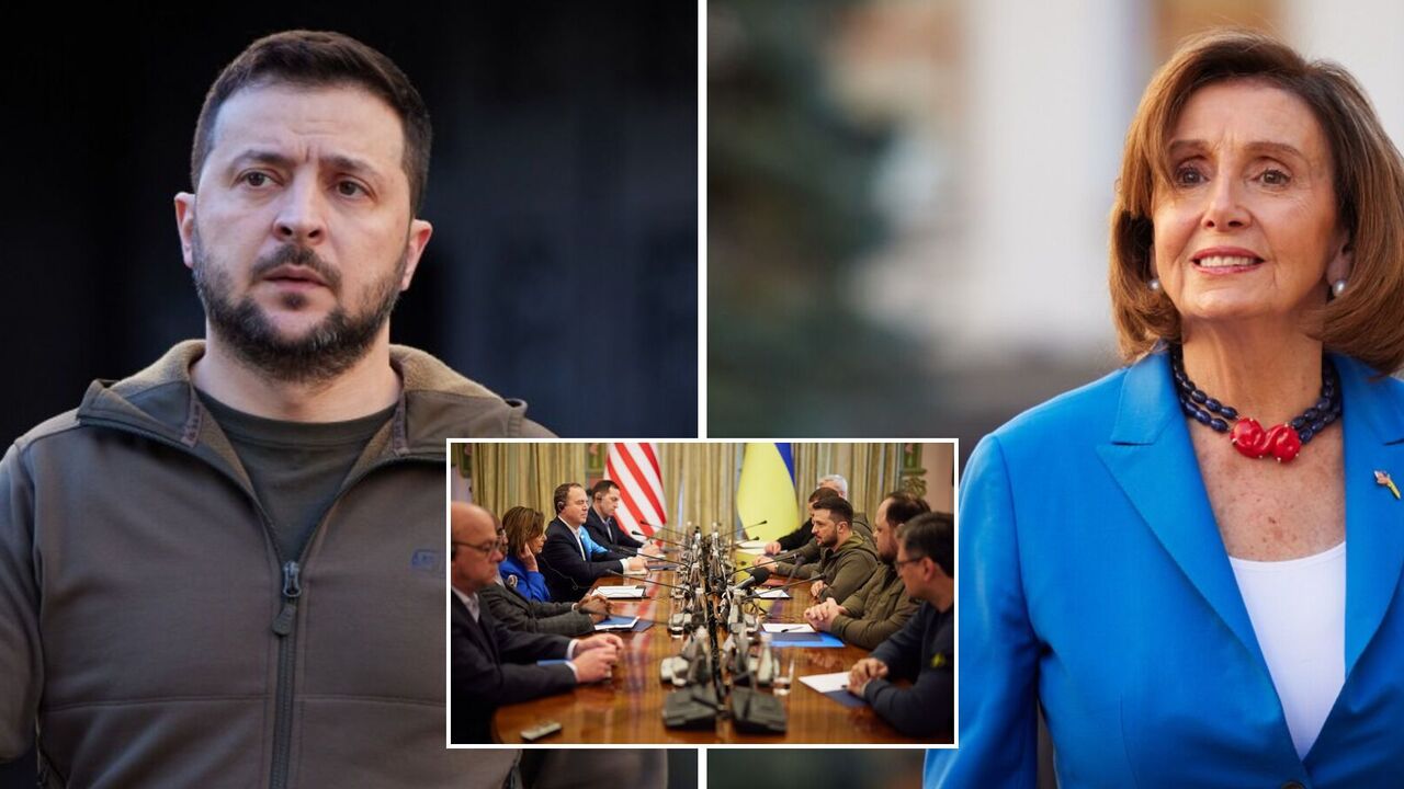 Зеленский встретился со спикером Конгресса США Нэнси Пелоси и поблагодарил за мощную поддержку. Видео