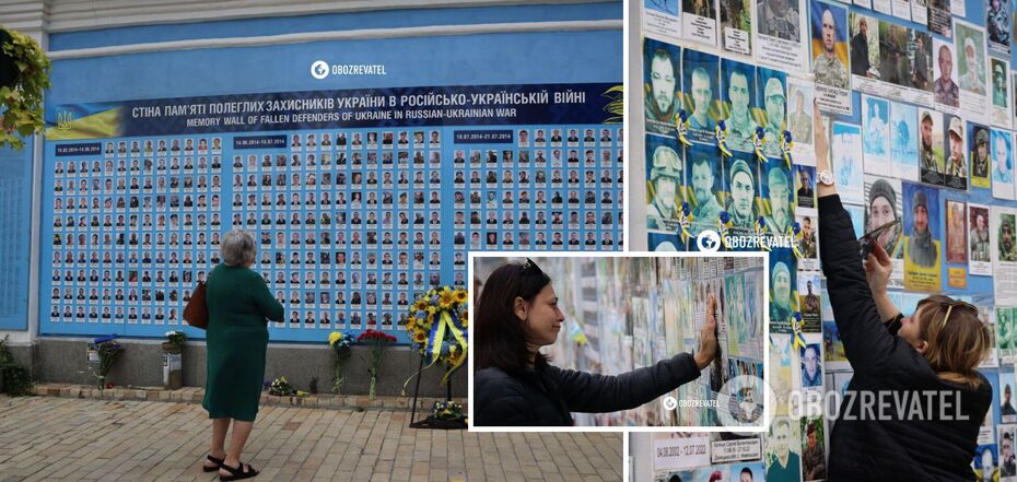 Ukraińcy przybyli, aby uczcić pamięć poległych żołnierzy