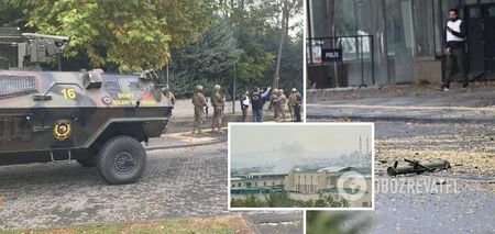 Explosions and shooting heard outside parliament and Ministry of Interior affairs buildings in Ankara. First videos