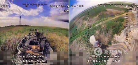 'Żeby już nie strzelał!' Żołnierze Gwardii Narodowej niszczą rosyjski czołg: wideo