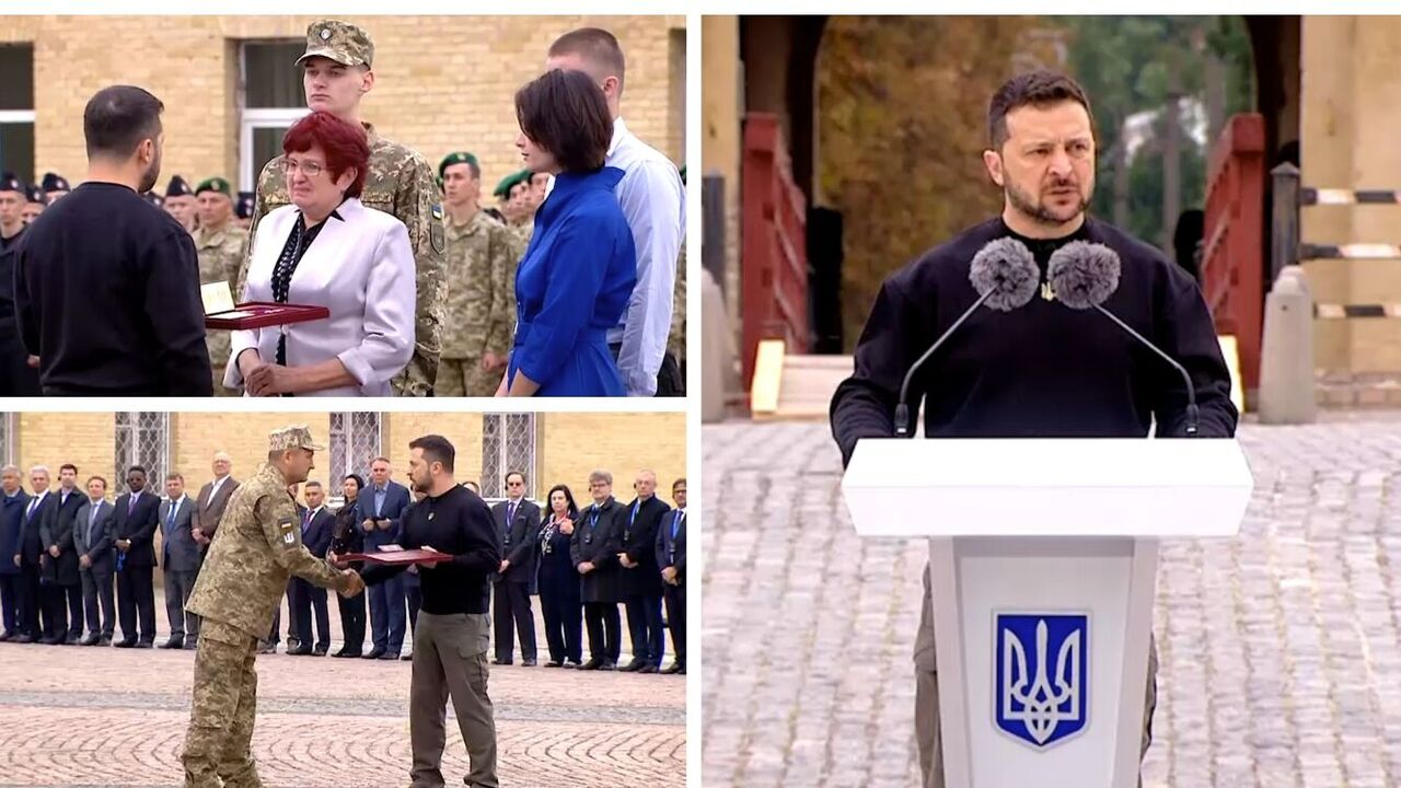 Będzie zwycięstwo! Zeleński wręczył odznaczenia państwowe obrońcom Ukrainy w Kijowie. Wideo